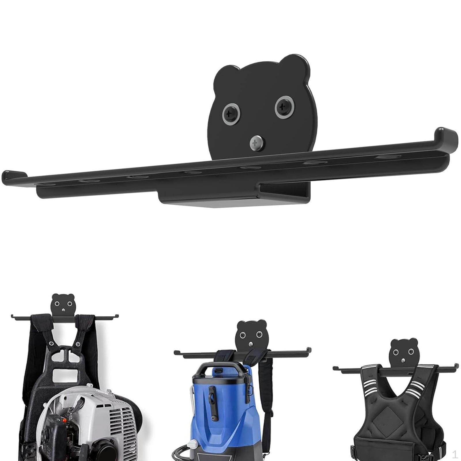 Крепление для ранцевого воздуходува, Держатель для хранения, Вешалка для утяжелителей, Настенное крепление-вешалка для листьев для дворов,