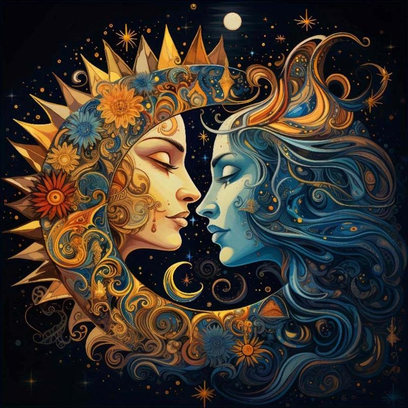 Mystical Cloth Tarot Tablecloth Table Cover for Kitchen Dining Party Decors