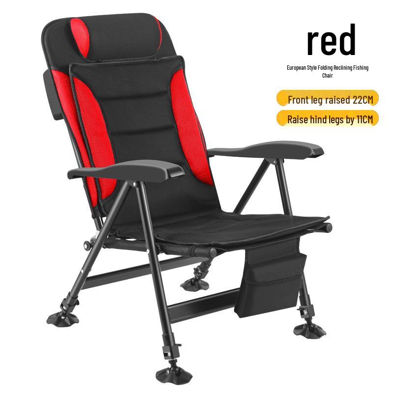 European Style Aluminum Folding Fishing Chair - All-Terrain, Multi-Functional, Portable Recliner European Style Aluminum Chair