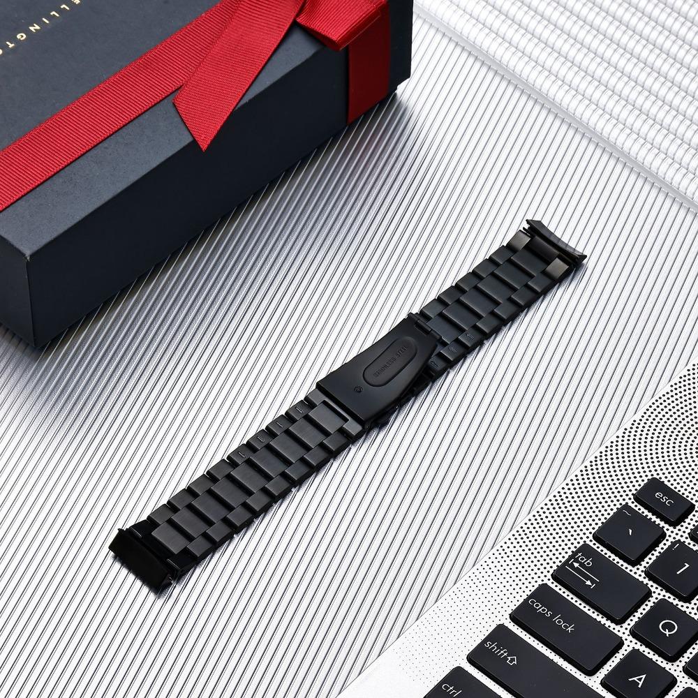 Three Beads No‑Gap Stainless Steel Watch Strap Quick Release Metal Replacement Wrist Band for Huawei Watch GT5 46mm Accessories