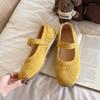 Flats Women Loafers Shoes Suede Ballet Shoes Woman Sneakers 2025 New Trend Sandals Summer Designer Mary Jane Zapatillas De Mujer