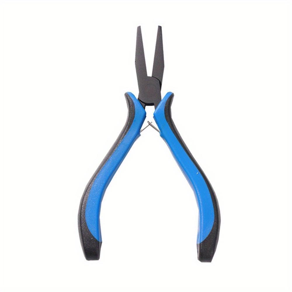 1PC Flat Pliers DIY Hand Tie Hook Pliers Jewelry Cable Pliers Cable Pliers Dip Plastic Handle Tool Pliers