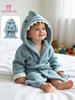 9i9 Kids Shark Hooded Bathrobe