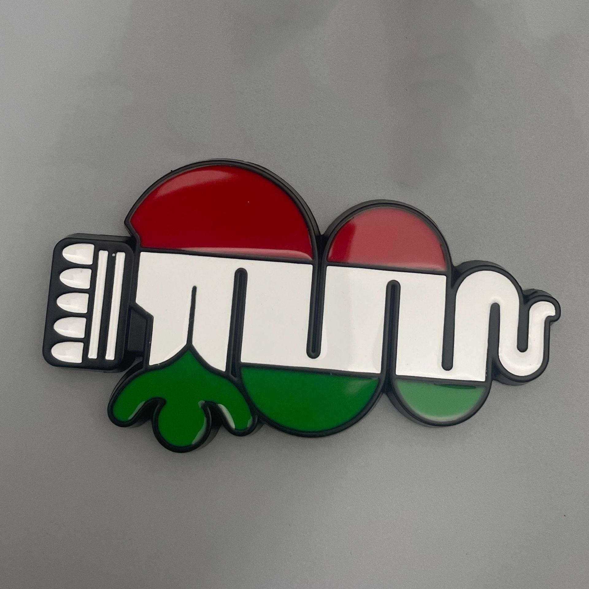 

Alfa Romeo Giulia Three-Color Snake Fender Emblem Sticker чорний