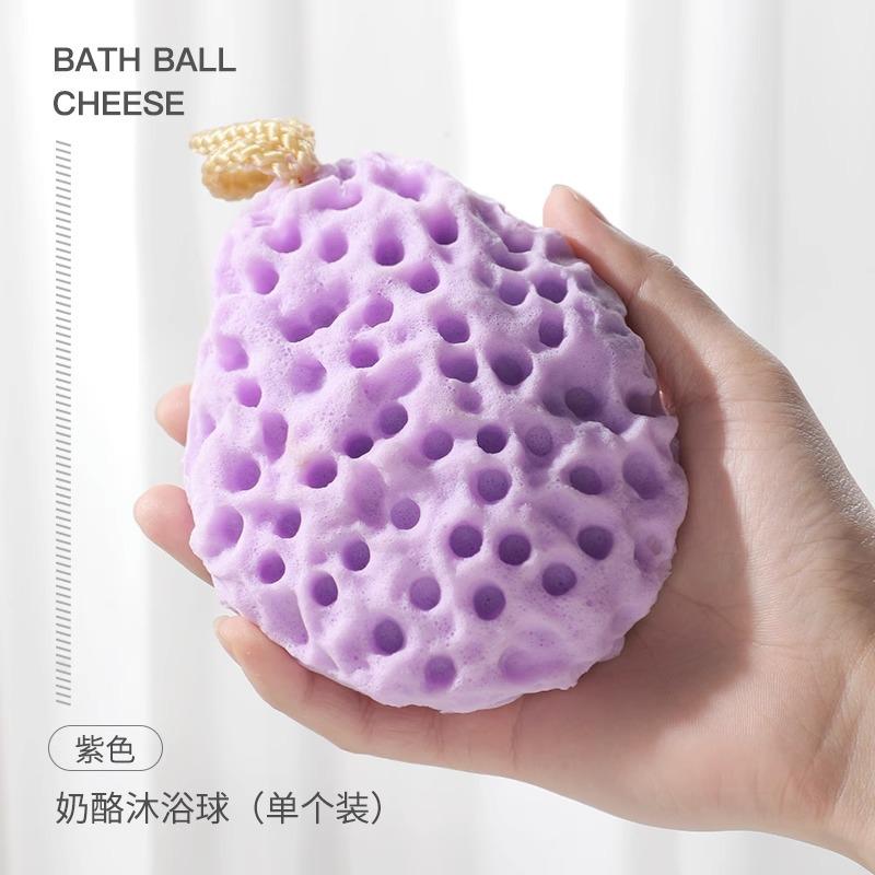Soft Mesh Shower Sponge Ball Nylon Baby Cleaning Brush Shower Foam Body Cleaner Exfoliating Scrub Shower Ball Bathroom Products