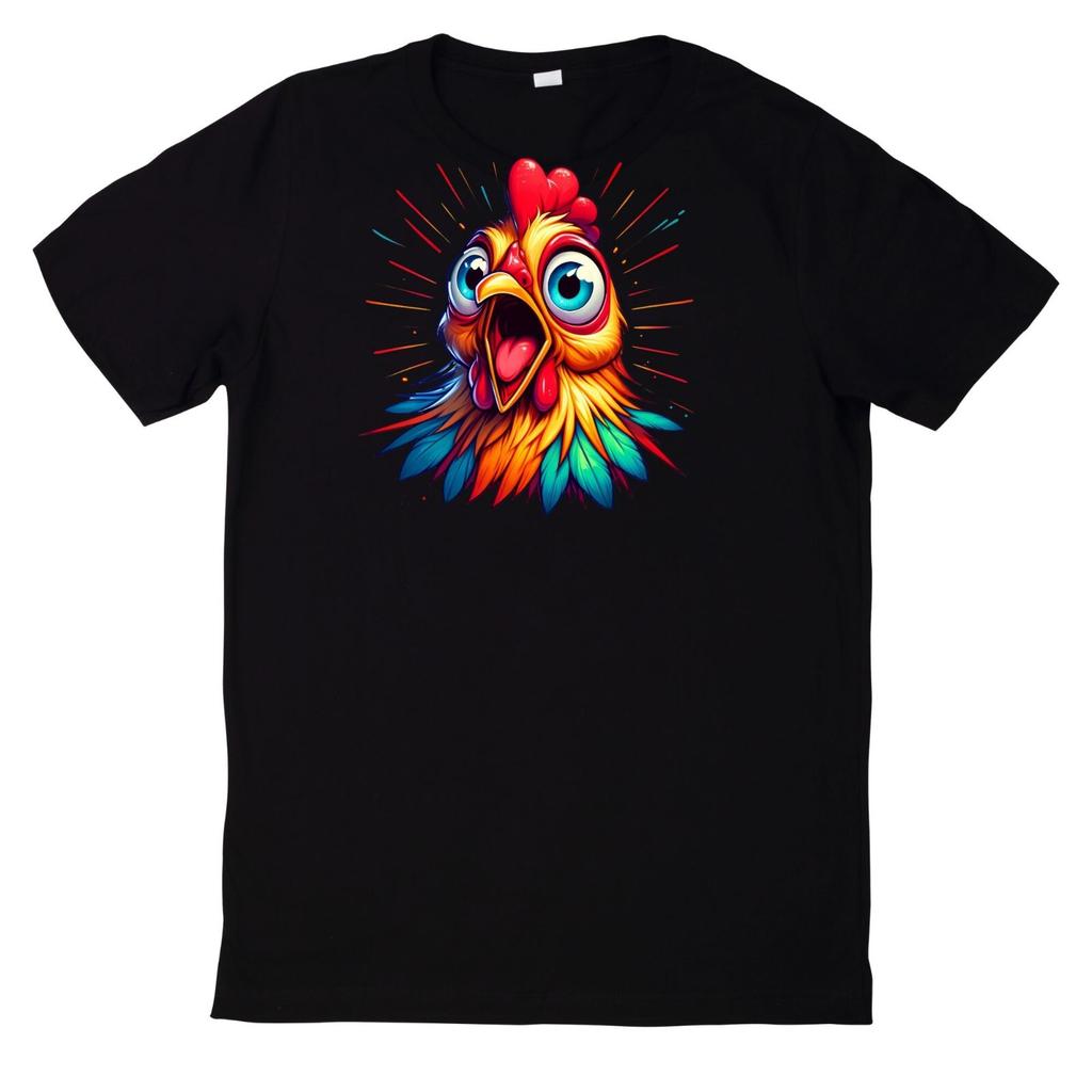 T-Shirt Funny Chicken FaceWird in neuem Fenster oder Tab geöffnet