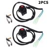 Motorcycle Kill Switch Red Push Button Horn Starter Control Switch Dirt Bike Atv Utv Dual Sport For 22Mm Handlebar Mounted Bars