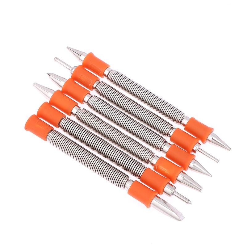 1/2Pcs Spring Tool Chisel Nail Punch Center Punch Pinning Punch Spring Loaded Rivet Removal Kit For Wood