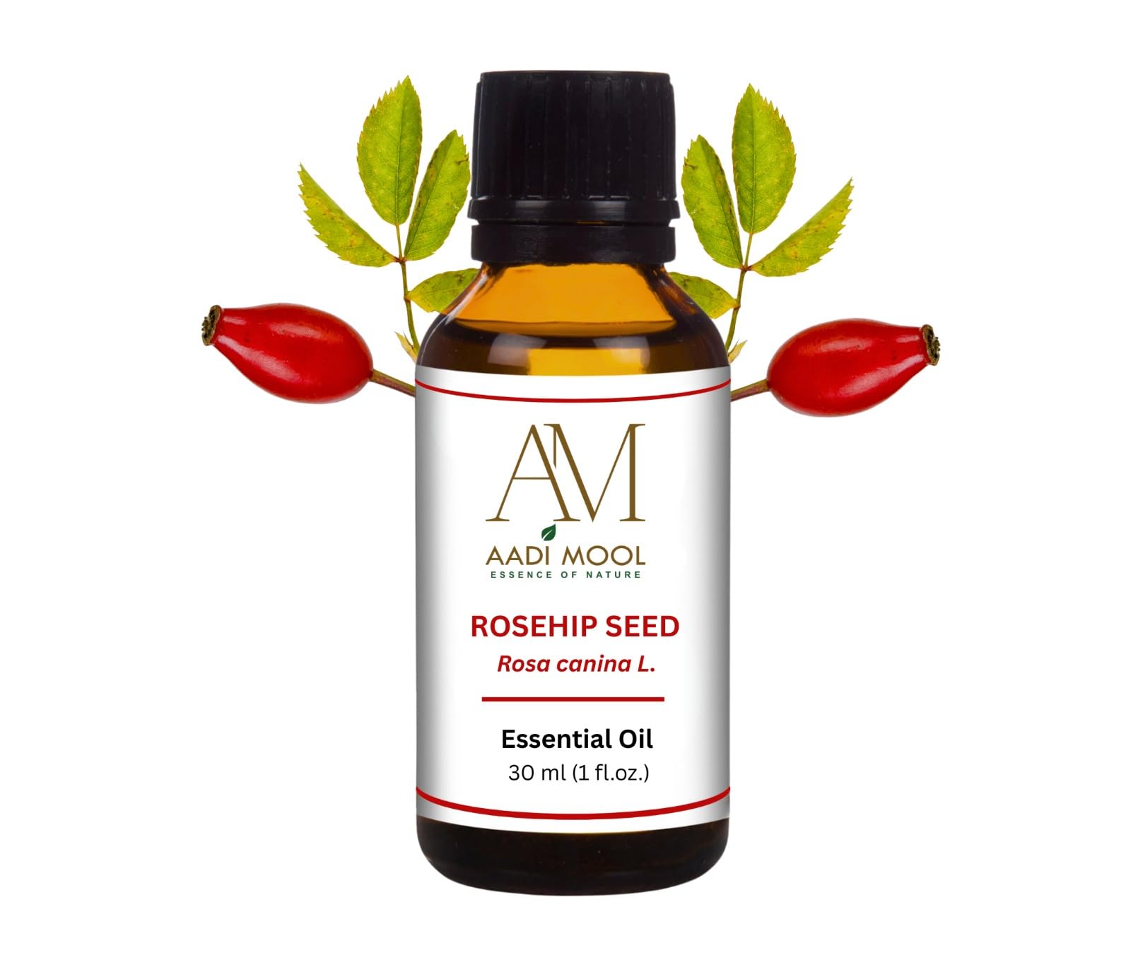 Aadi Mool Rosehip Oil for Face & Hair | Rosehip Seed Oil for Glowing Complexion, Dark Spots, Scars & Wrinkles | Face Oil for Hydration, Even Tone &