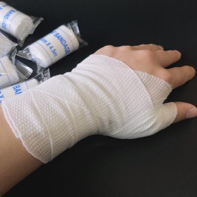 10pcs PBT Bandages/Elastic Elastic Bandages Cotton Core Accessories for First Aid Absorbent Pad for Wound Dressing