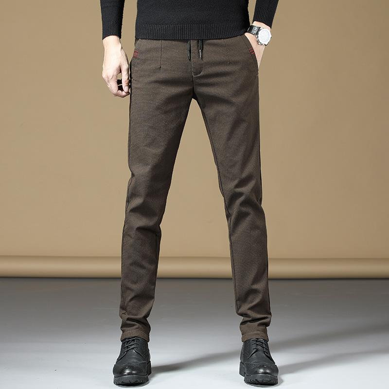 

2024 Летние тонкие брюки мужские универсальные свободные повседневные брюки мужские прямые облегающие летние брюки 38 коричневый