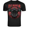 Evil Warrior Skull Helmet T-Shirt - Dark Fantasy Knight Graphic