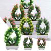 Plastic Artificial Bonsai Restaurants Weddings 22*12cm