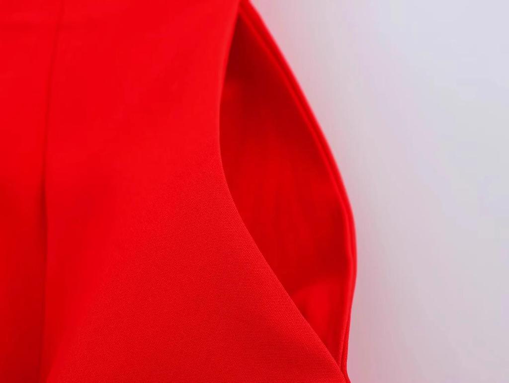 2025 Spring Women's European & American Style Wide-Hem Short Dress