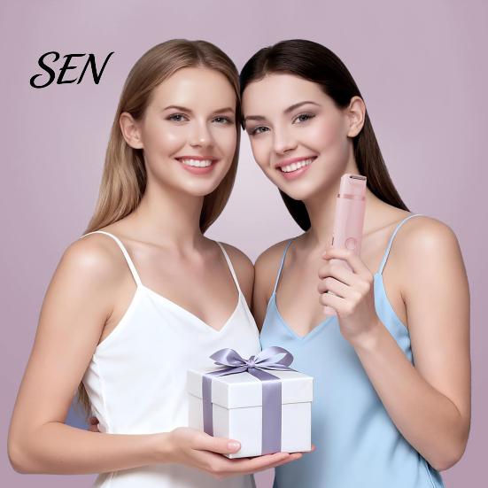 Body Hair Remover 2-In-1 Electric Shaver for Women, IPX7 Waterproof Dual-Head Trimmer, Portable Razor Face Underarms Legs Bikini Removal Epilator USB