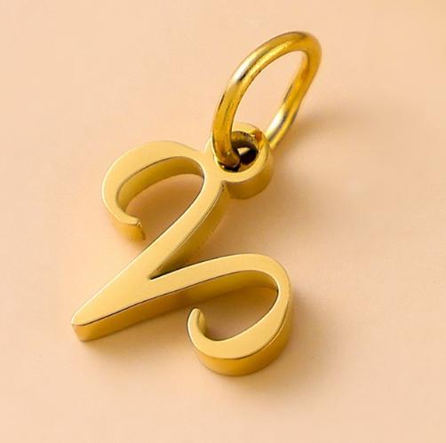 SUNIBI Stainless Steel Star Zodiac Sign 12 Constellation Pendant Accessories for Necklace Women Man Jewelry Gifts