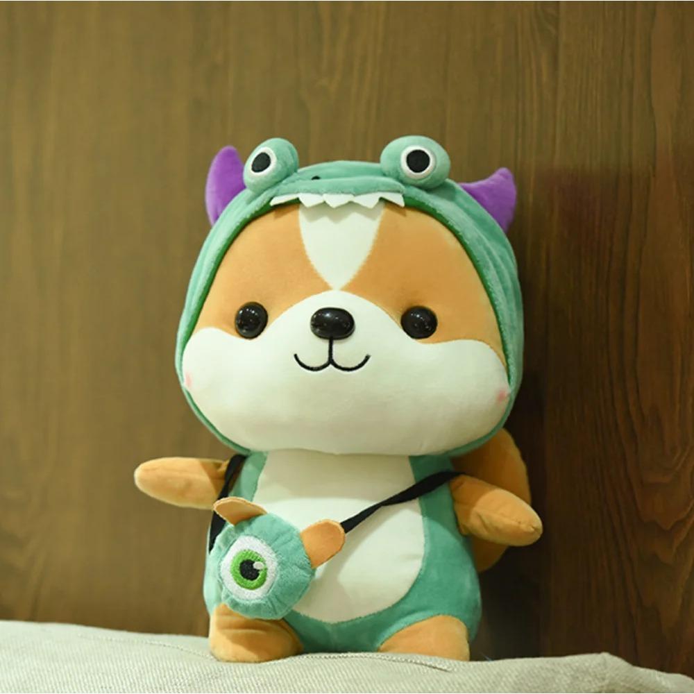 25cm Cute Squirrel Doll Cute Dinosaur Stuffed Toy Baby Doll Give A Birthday Gift To A Girl Doll