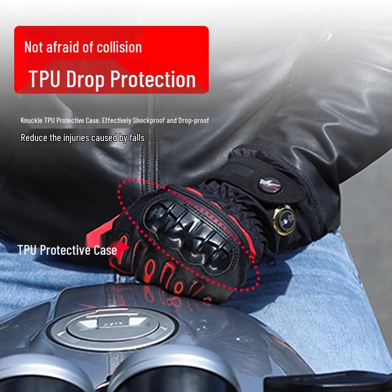 Winter Motorcycle Gloves: Cold-Proof, Warm, Impact-Resistant, Heated, Touchscreen & Waterproof for Men