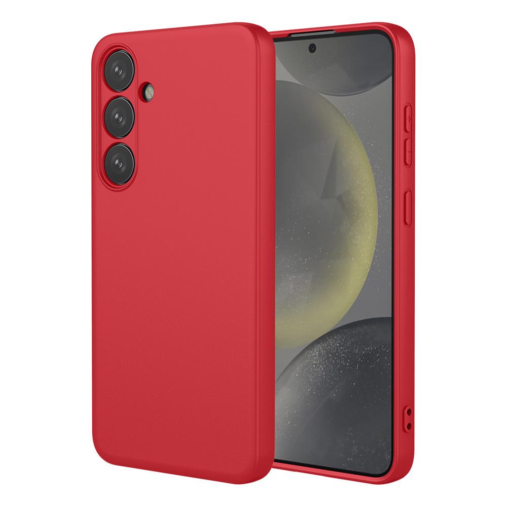 

Подходит для Galaxy Samsung S25 Чехол из жидкого силикона с покрытием Soft-Touch A56 Чехол для мобильного телефона S25PLUS F15 M15 Samsung A36 5G