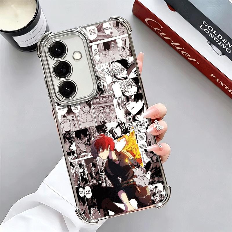 

MHA My Hero Todoroki Shoto Soft Phone Case For Samsung A17 A27 A07 A37 A57 A16 A56 A15 A55 A14 A54 A13 A53 A26 A36 A25 A35 A24 A Samsung A27