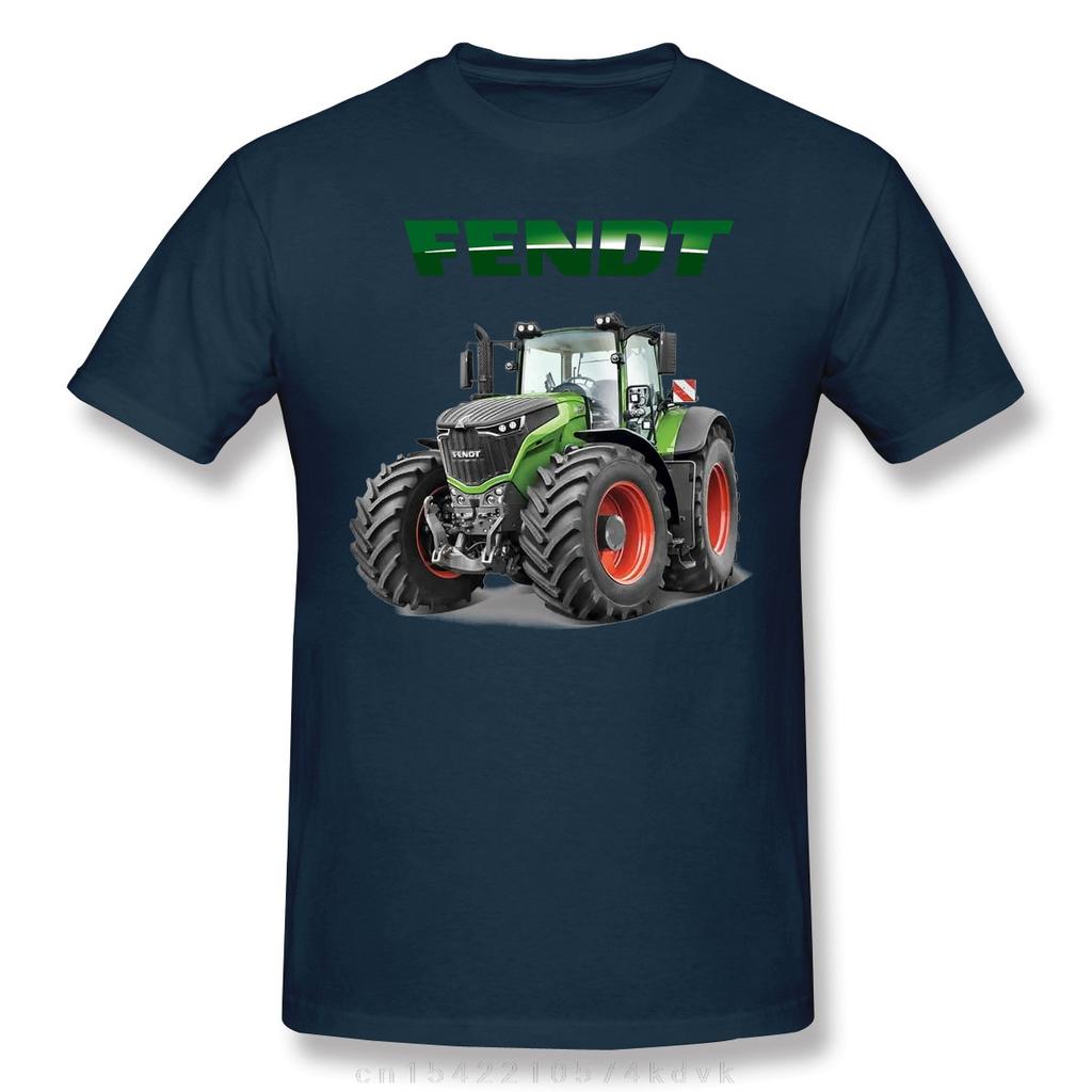 Mode Fendt 1000 Serie Korte Mouw Casual T-shirt Unisex Mode Ronde Hals 100% Katoen T-shirts Tee Top