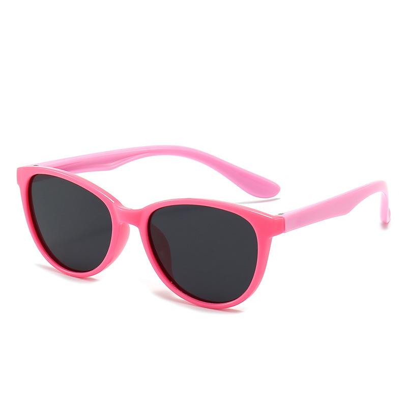 Children S Sunglasses, Anti-Blue Silicone Flat Glasses Ins Trendy Student Color Cartoon
