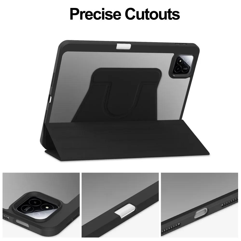 360 Rotation Cover For Pad 7 Case with Pencil Holder Cover For Coque Pad 7 Pro Mi Pad 7 Case 11.2"Tablet Case