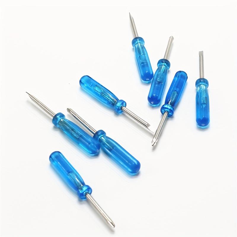 Blue Mini Screwdriver Typing Repair Tool, Crystal Handle Screwdriver Tool, Halloween, Christmas, Thanksgiving Gift
