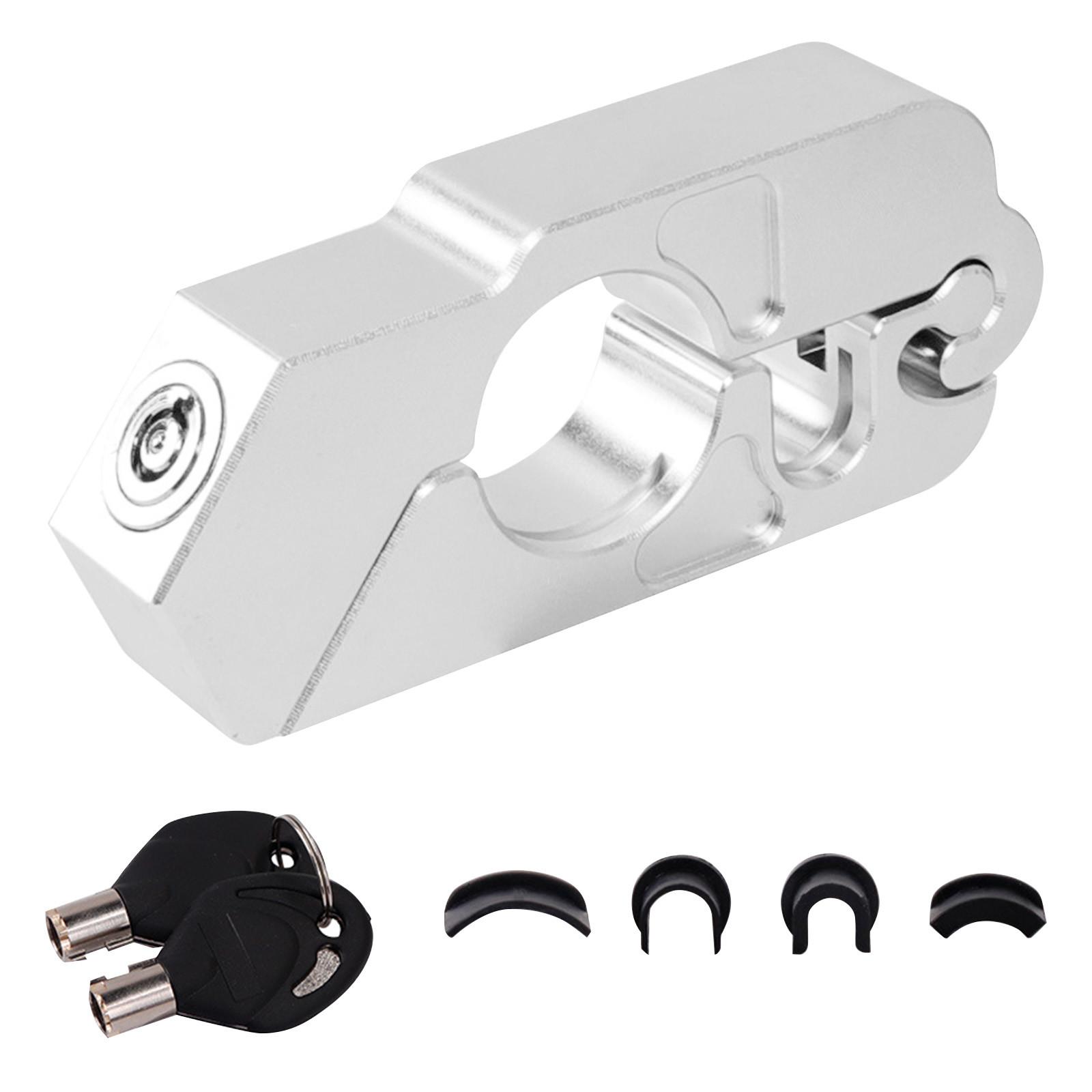 

Motorcycle Handlebar Lock A Grip Throttle Brake Lock To Secure Motorcycles Mopeds Scooters ATV Street Bike Dirt Bike Motorbike In Under 5 Seconds One Size серебряный
