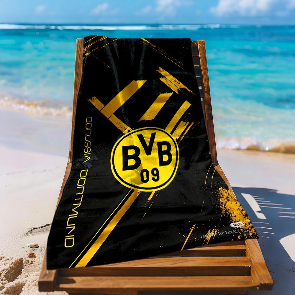 Borussia Dortmund Beach Towel High Absorbency Quickdry Comfortable Lightweight