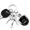 3D Metal Car Styling Keychain Key Chain Ring Key Holder Styling Car Accessories For Mazda 3 6 CX5 2 CX3 CX9 MX5 RX8 Axela Demio MS CX5 2 Axela Demio