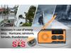 Solar Hand-Crank Emergency NOAA Radio with 5000mAh Power Bank and Power Display