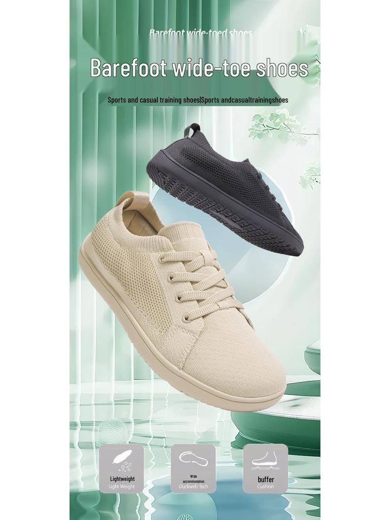 Pánské prodyšné barefoot tenisky plus size pro venkovní běh a cyklistiku