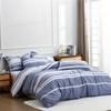 3-piece Duvet Cover Set Printed Stripes Microfiber Duvet Sets Bedding Bohemian Modern Farmhouse Style for Men and Women