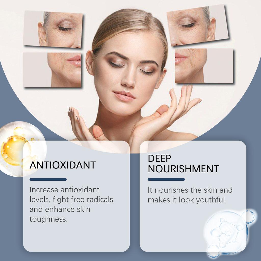 Antioxidační pleťové tonikum proti stárnutí zpevňuje pleť, vyživuje a hydratuje pro mladistvý lesk, 100 ml