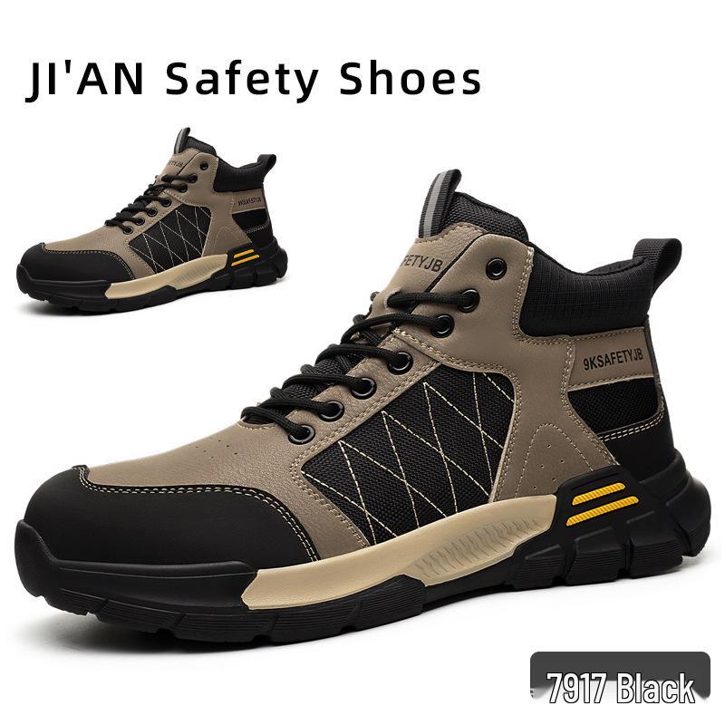 

Высокие кроссовки Flyknit с металлическим подноском - Защита от ударов, Защита от проколов, Амортизация, Износостойкая рабочая обувь