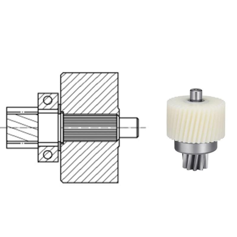 Durable Steel Nylon Electric Bicycles Motor Reduction Gear Compact Design Enhanced Power Output For Ebike Upgrades
