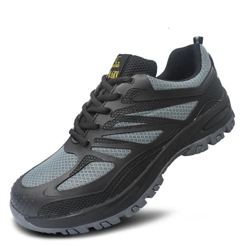 

Holfredterse Неразрушимые рабочие ботинки со стальным носком, противоударные, мужские, антипрокольные, антистатические, 1688-030 46