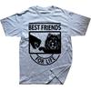 Funny Chow Chow Best Friends For Life T Shirts Graphic Cotton Streetwear Short Sleeve ONeck Harajuku Dog Dad TShirt Unisex