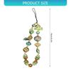 Small Plastic Phone Lanyard with Secure Clasp Universal Designs Short Phone Charm Present for Smartphones & Keychains