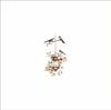 Watercolor Vintage Bird Flower Chandelier Wall Sticker Self Adhesive Living Room Bedroom Decor