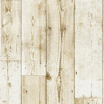 Brown Faux Wood Grain Peel And Stick Wallpaper Self-adhesive Wood Plank Wallpaper Roll Removable Vinyl Wall Covering For Restaur