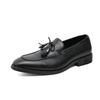 British Business Casual Pointed Tassel Hairstylist Small Leather Shoes
