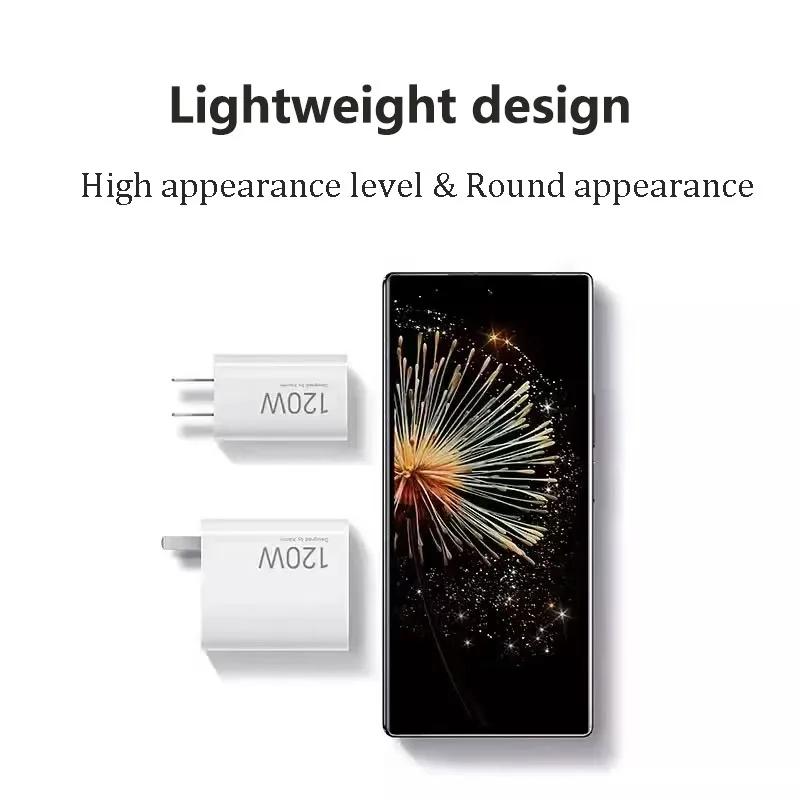 Original Xiaomi 120W GaN Little Pudding Charger Fast Charing USB-C Output With Type-c Cable Set US