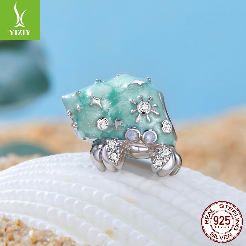 Hermit Crab Beaded Ocean Wind Cute Crab Childlike Quality Light Luxury Creative Diy Bracelet Beads