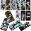 Anime Kakashi Hatake Narutos Phone Cover Case for Apple iPhone 16 15 14 Plus 13 12 Mini 17 Pro Max + ProMax 16E Air 16+ Casing