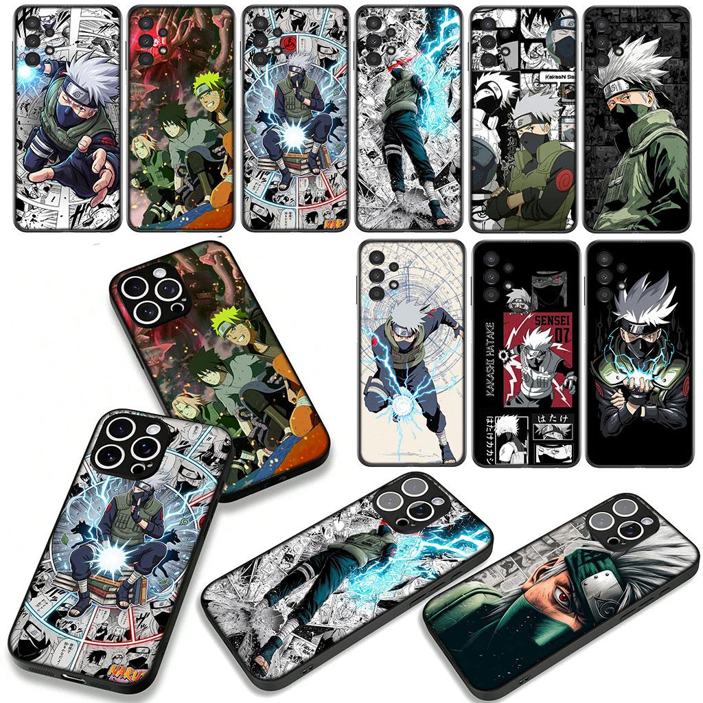 Anime Kakashi Hatake Narutos Phone Cover Case for Apple iPhone 16 15 14 Plus 13 12 Mini 17 Pro Max + ProMax 16E Air 16+ Casing