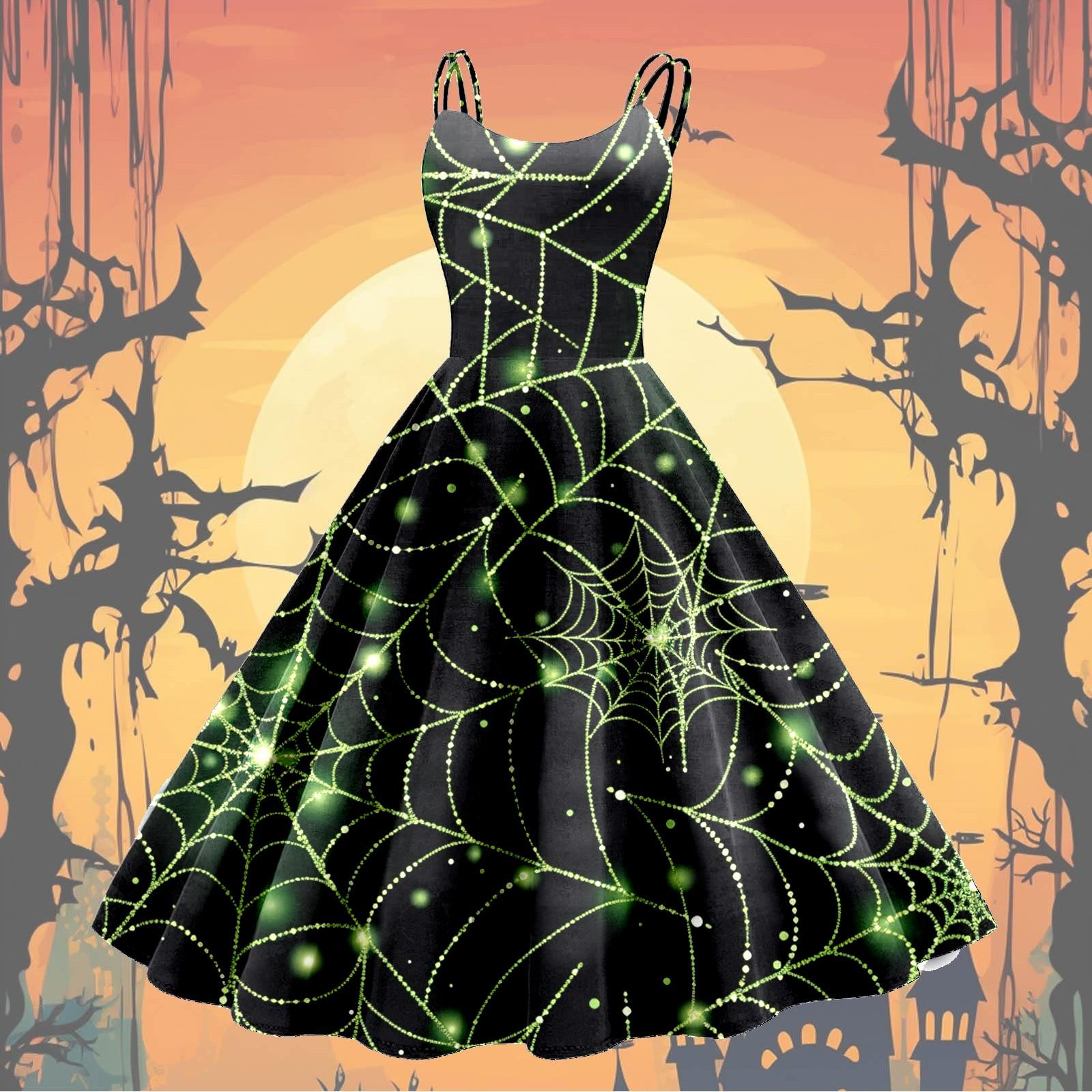 

Женское модное сексуальное коктейльное платье без бретелек с принтом на Хэллоуин в стиле панк, винтажное платье. XXL