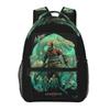 Game God Of War Kratos Spartan Ghost Student Backpack School Bag Hiking Travel Daypack for Men Women  Bookbag Shoulder Bags
