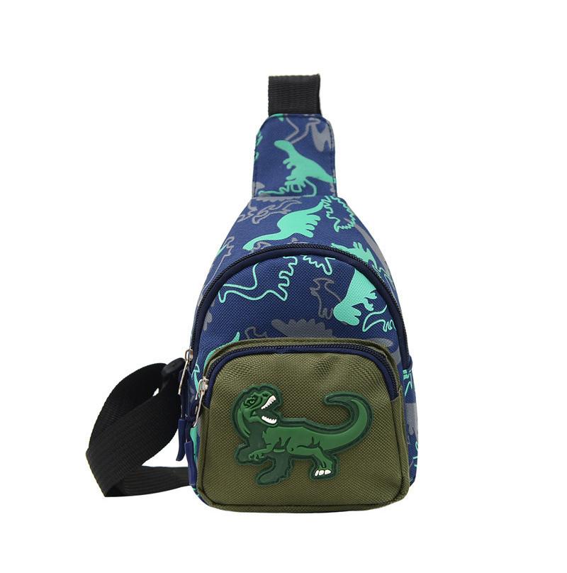 Adorável Bolsa de Ombro Mini Dinossauro Infantil Estilo Coreano Impermeável e Leve
